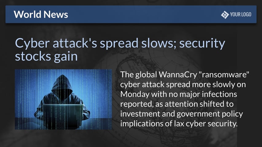 News feed for digital signage.